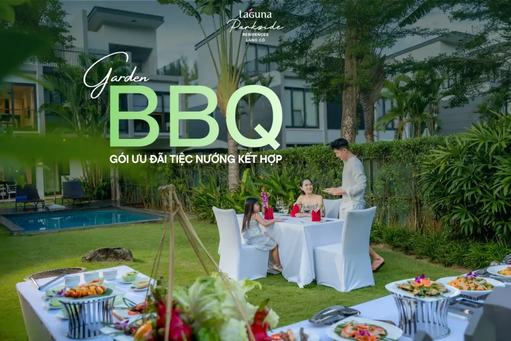 Garden BBQ at Laguna Parkside Residences Lang Co