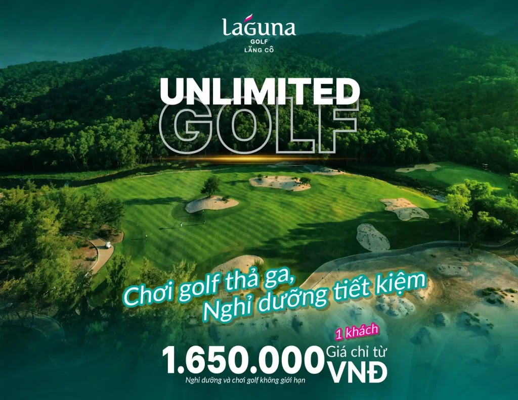 Unlimited Golf - Chơi golf thả ga nghỉ dưỡng tiết kiệm