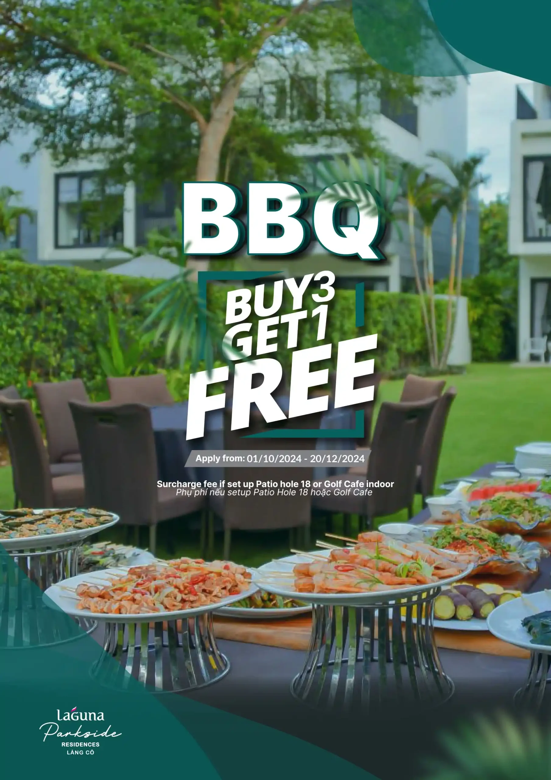 BBQ Buy 3 get 1 free - Laguna Parkside